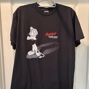 Vintage Black D.A.R.E. Graphic T-Shirt
